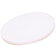 Floor Pads 16" WHITE x 5 buffer/scrubber DRY BUFF POLISH SHINE/BURNISH HIGH GLOSS